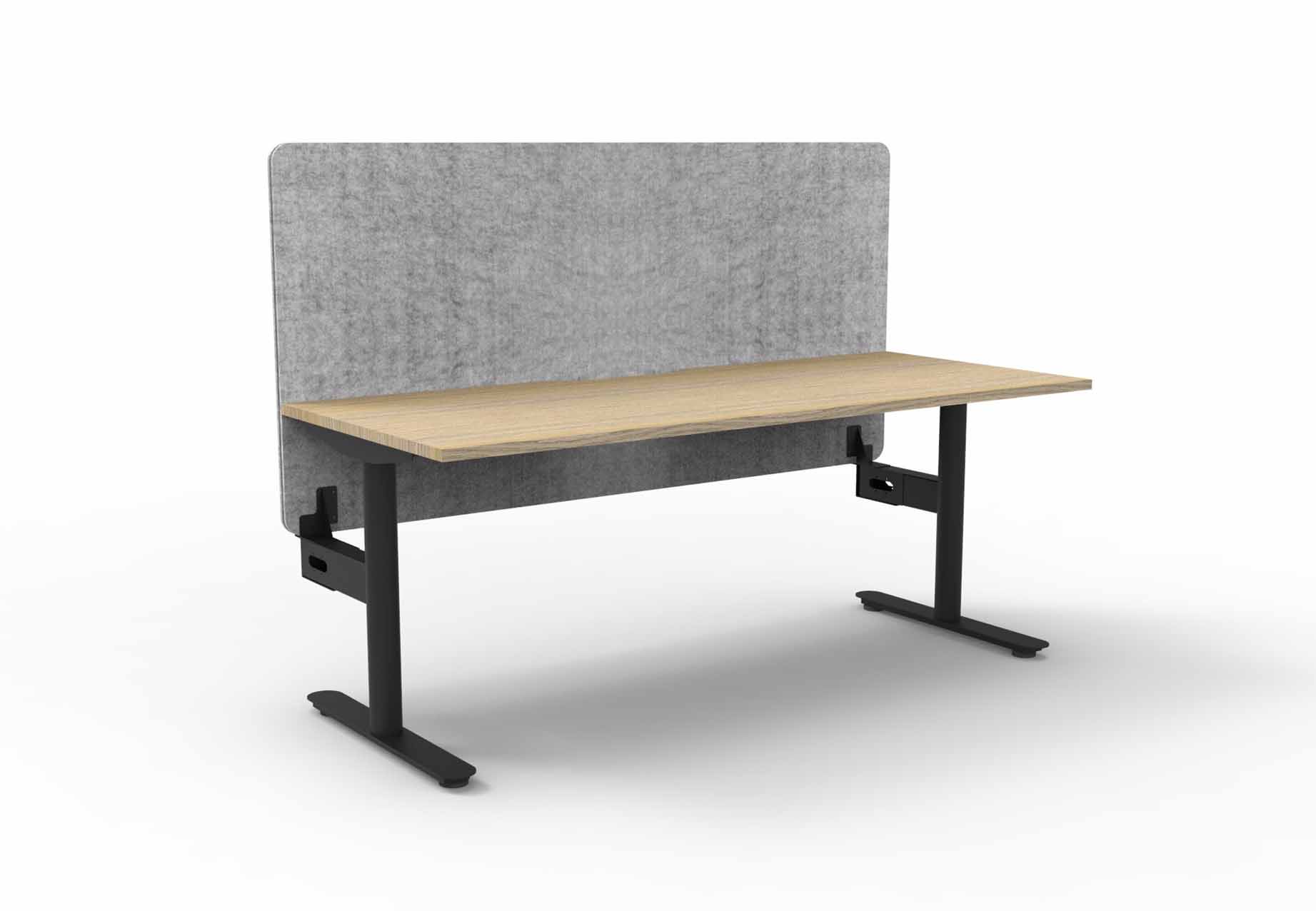 Halo Static Single Sided Workstation - with Eco Screen